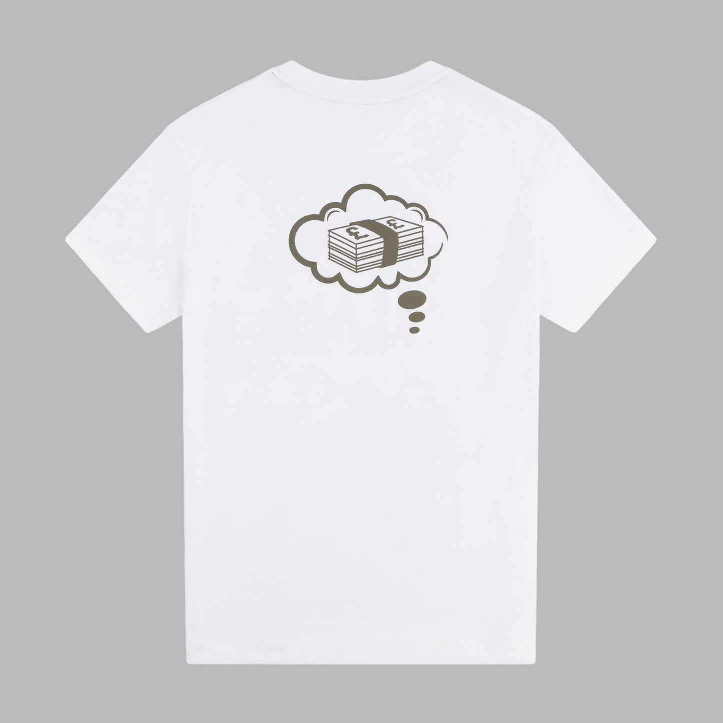 DREAMS OVERSIZED T-SHIRT | WHITE / KHAKI