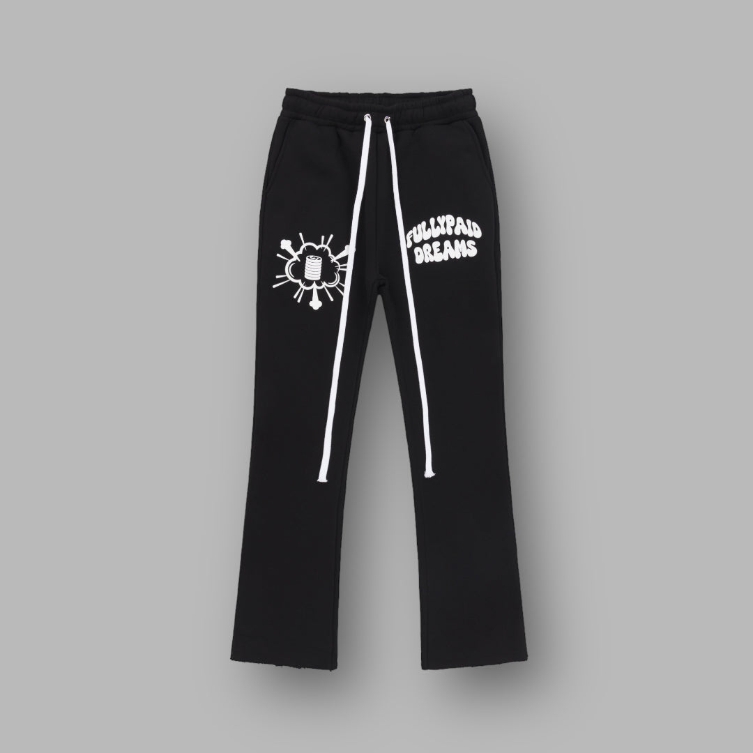 DREAMS JOGGERS | BLACK / WHITE