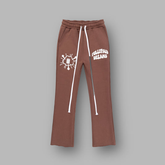 DREAMS JOGGERS | BROWN / WHITE