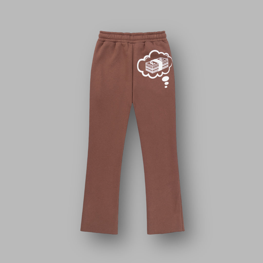 DREAMS JOGGERS | BROWN / WHITE